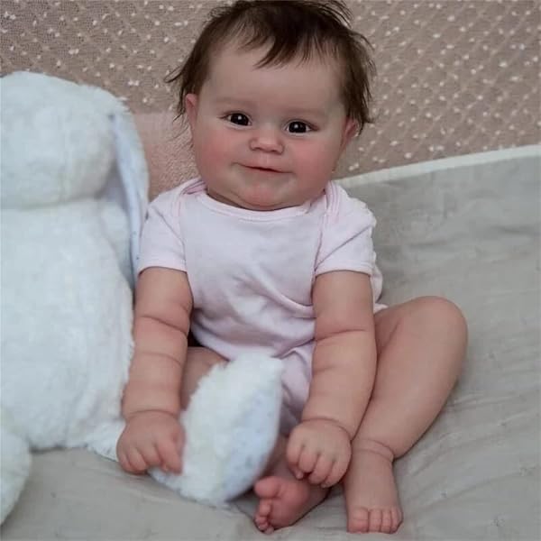Boneca Bebê Reborn de Silicone Realista