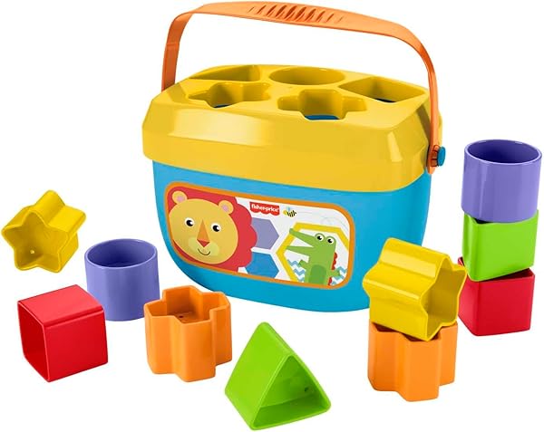 Fisher-Price Brinquedo para Bebês Balde Primeiros Blocos