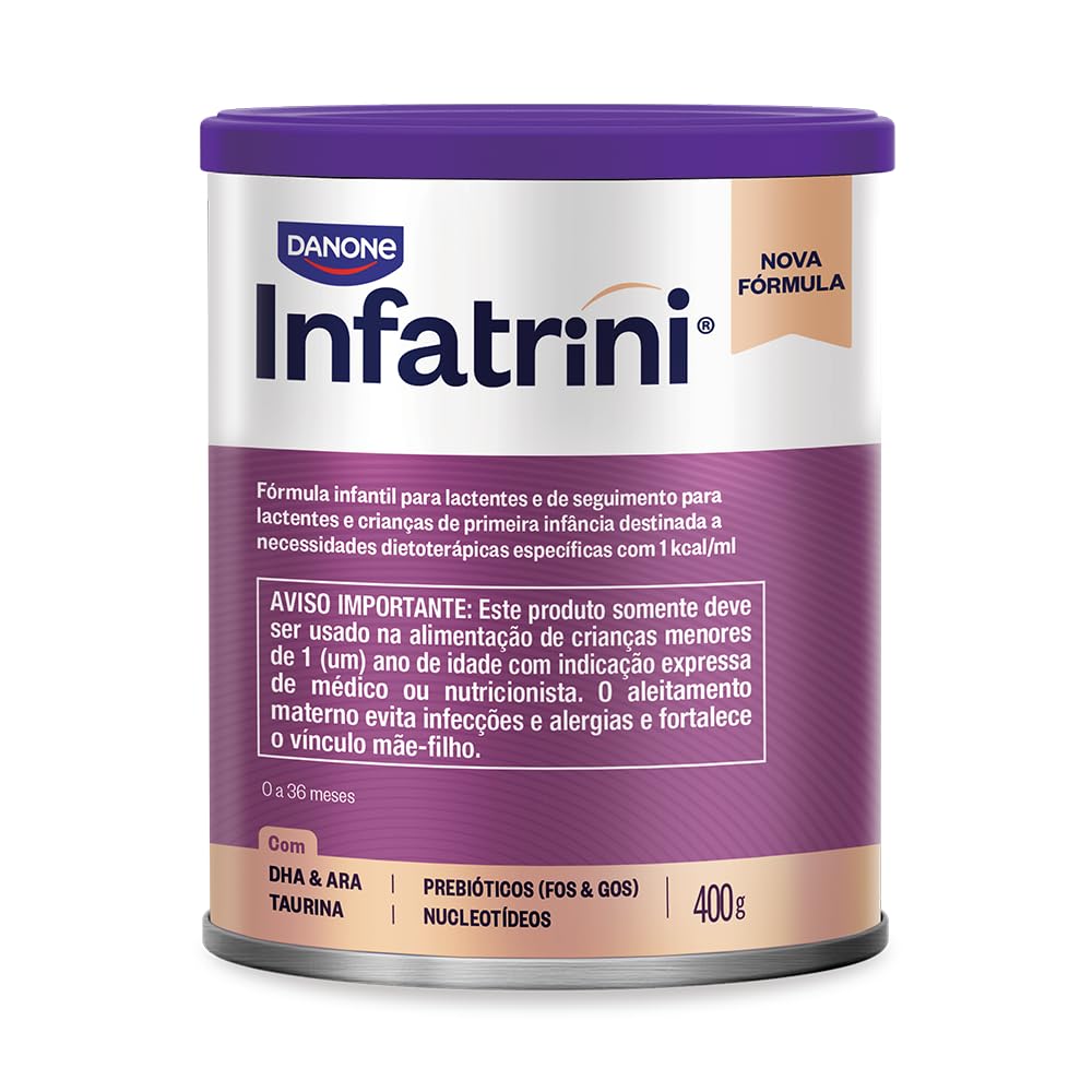 Infatrini Pó 400g – Fórmula Hipercalórica 0 a 18 Meses